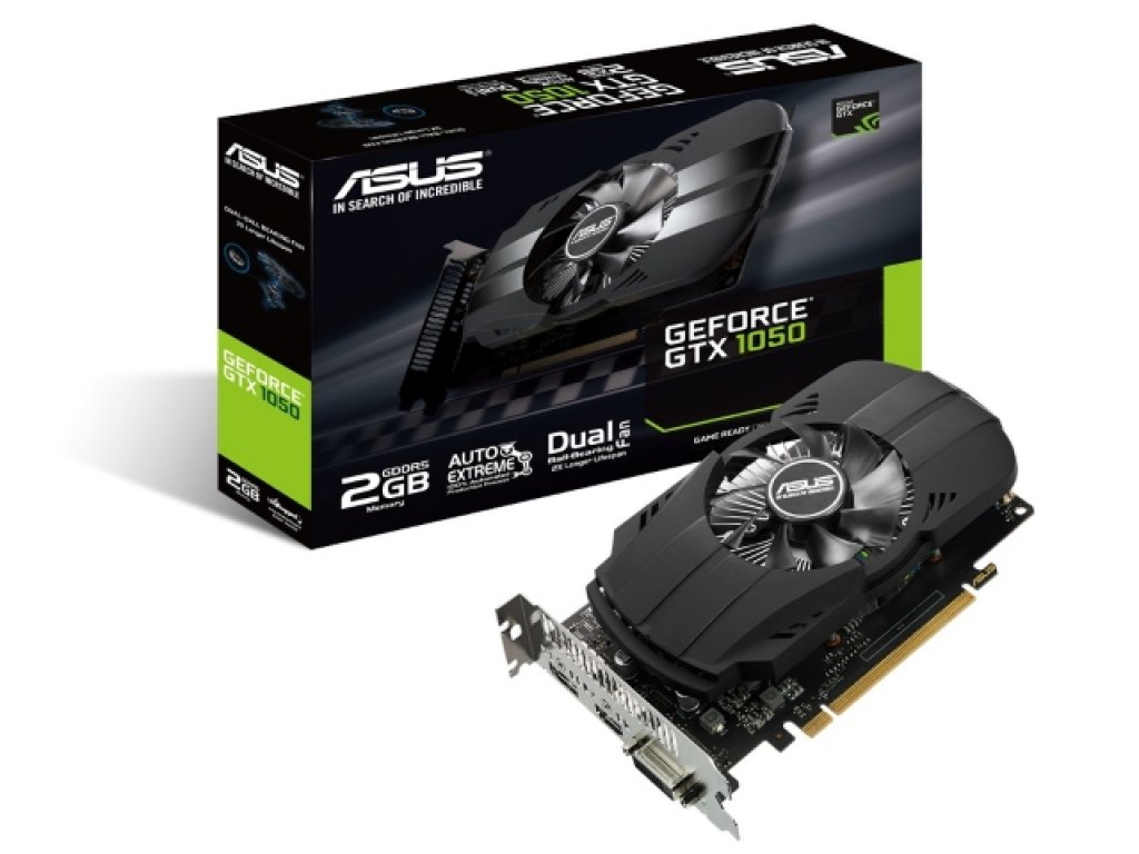 ASUS、質実剛健でスタンダードスペックなGEFORCE GTX1050搭載カード