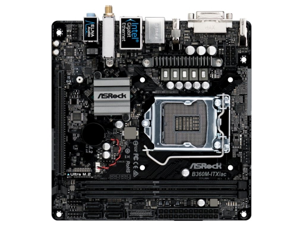 ASRock B360M-ITX/ac インテル 300シリーズ LGA1151対応 intel B360