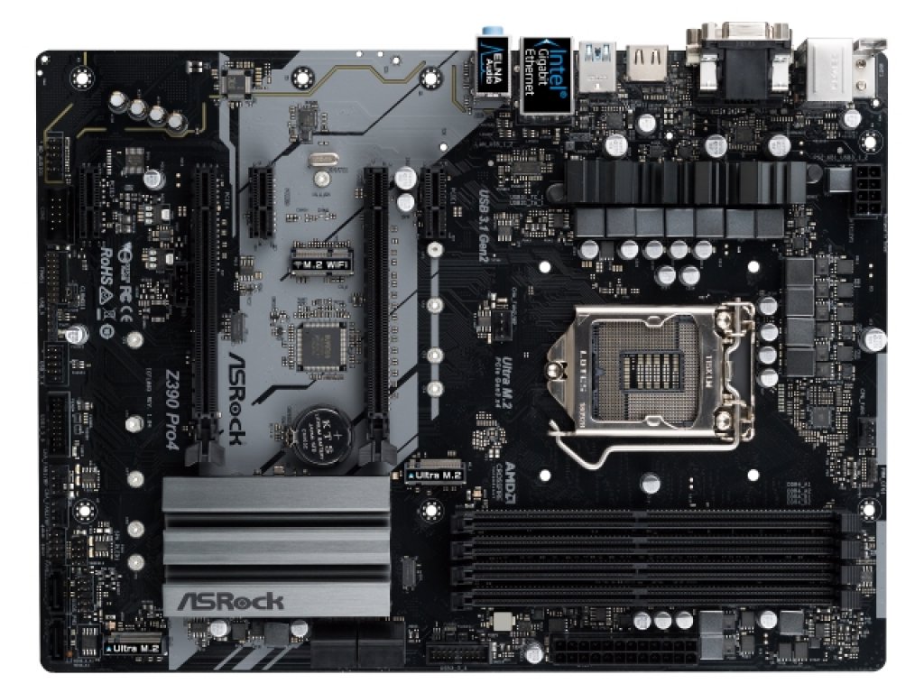 ASRock Z390 Pro4 インテル 300シリーズ LGA1151対応 intel Z390チップ