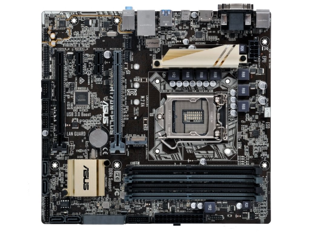 ASUS H170M-PLUS インテル 100シリーズ LGA1151対応 intel H170チップ