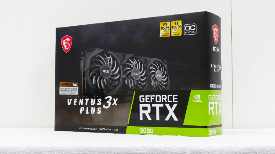 MSI、3連ファンOC仕様のRTX 3080 LHR搭載グラフィックスカードにメモリ