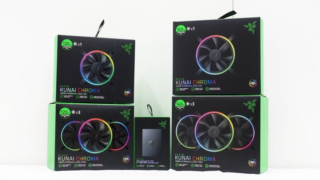 RazerからARGBファン「Razer Kunai Chroma RGB」とファン
