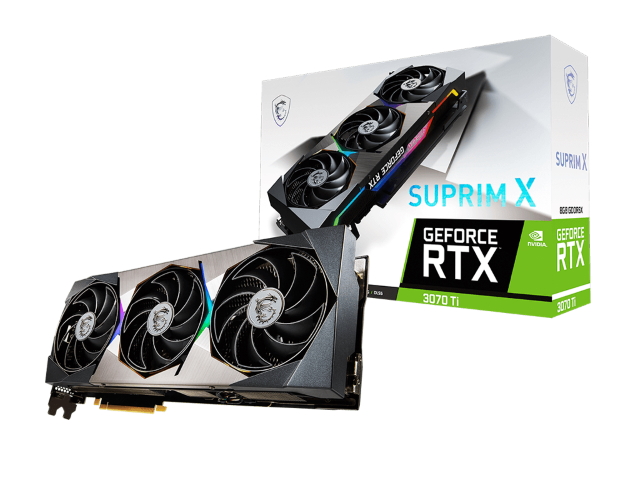 MSI GeForce RTX 3070 Ti SUPRIM X 8G SUPRIM GEFORCE RTX 3070 Ti 8GB