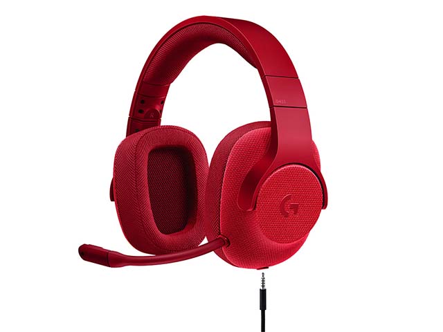 Logicool Logicool G433 Wired 7.1 Surround Gaming Headset レッド