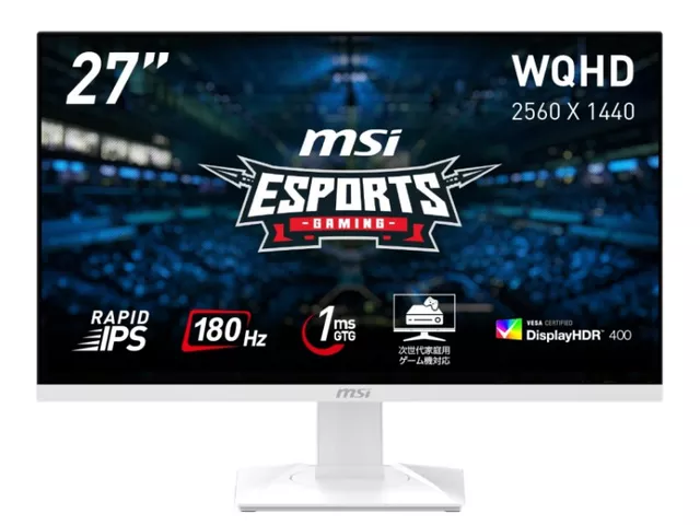 LG 27MP59G-P IPS方式のパネルを採用した27インチゲーミングモニター