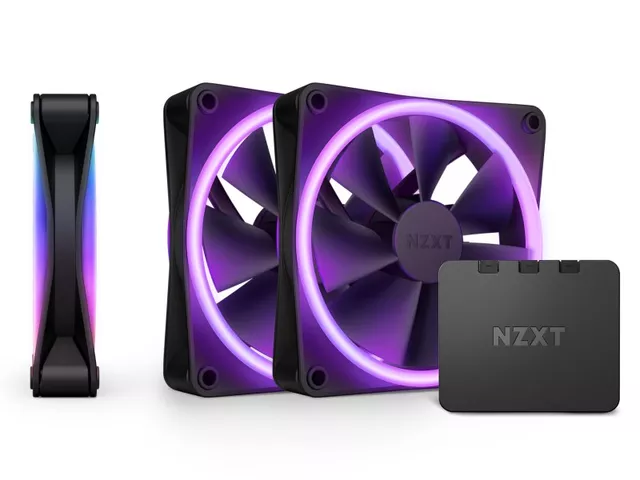 NZXT F420 RGB Core Black 420mm Single-Frame RGB Fan Unit - 製品