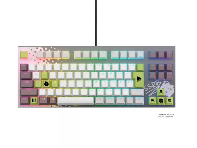 東プレ Realforce × hololive GX1 Keyboard 獅白ぼたん モデル(日本語