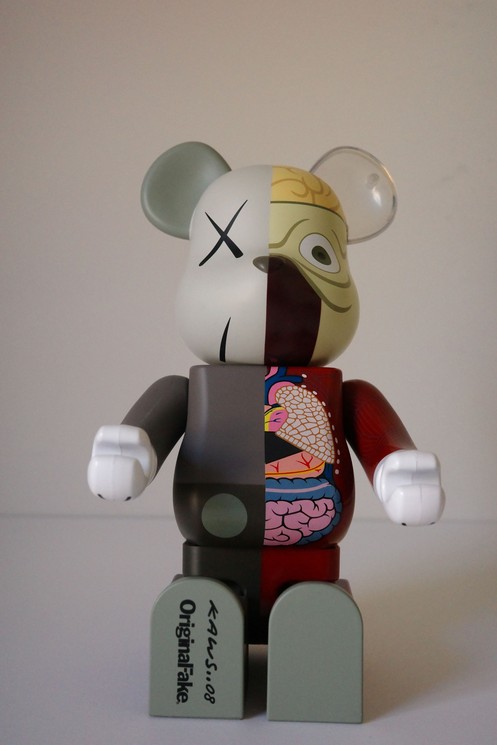▷ Kaws X Be@rbrick Dissected 400% (Red) by Kaws, 2006 | Pop Art