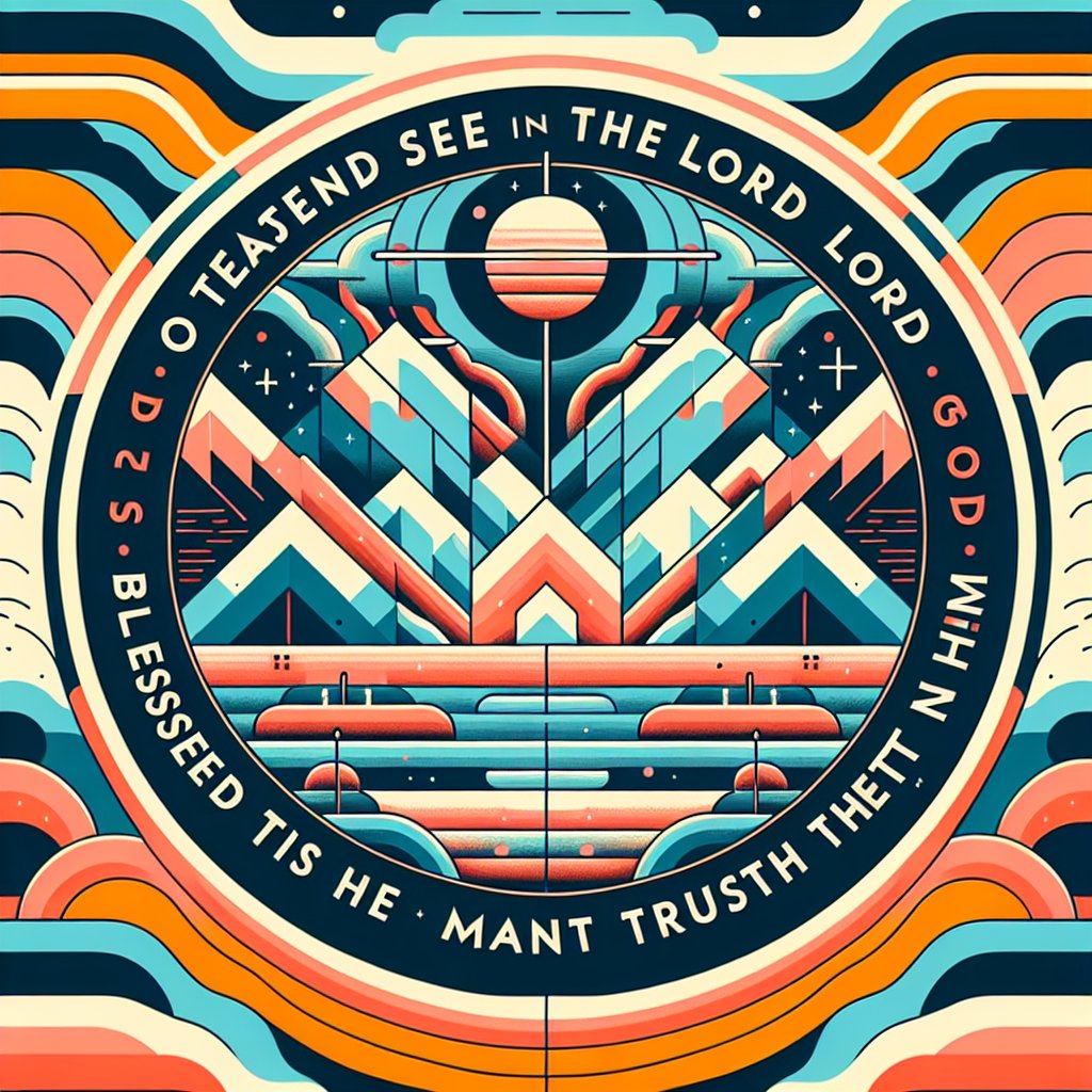 What does Psalms 34:8 mean? | Bible Art