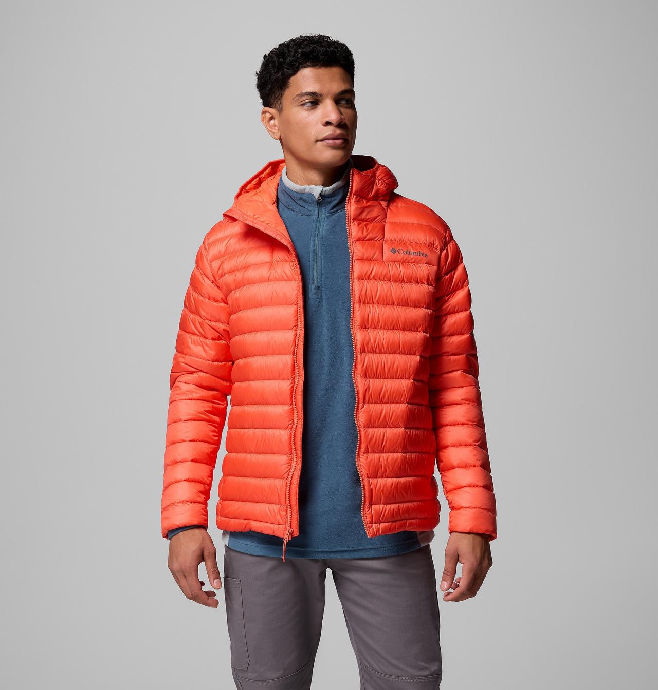Men's Corelite Down Hooded Jacket | Columbia