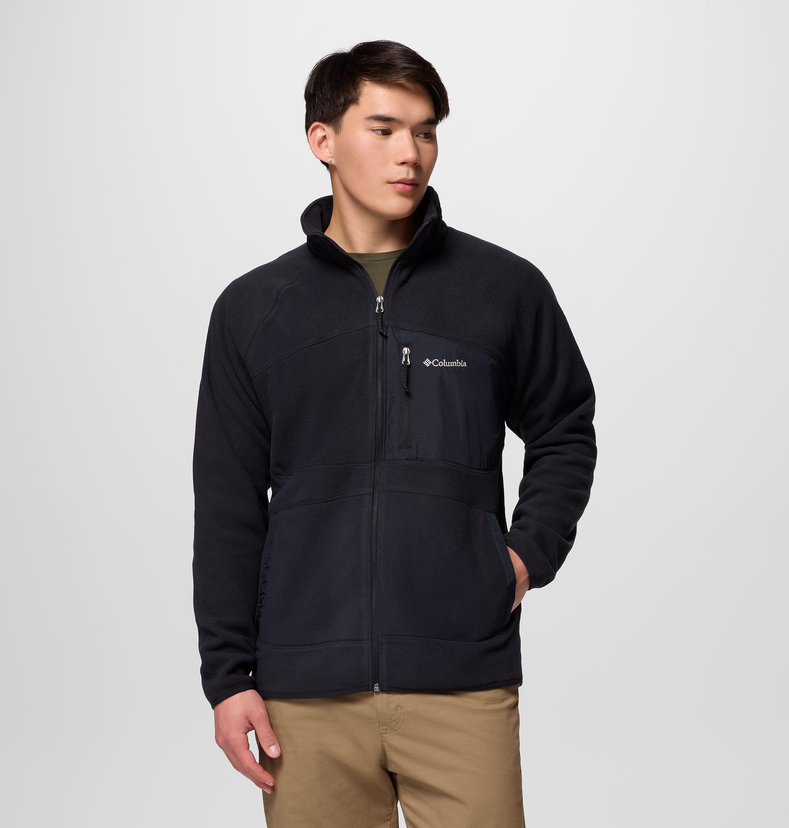 Men's Fast Trek Overlay Full Zip Fleece Jacket | Columbia