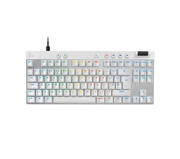 Buy LOGITECH PRO X TKL RAPID Gaming Keyboard - White | Currys