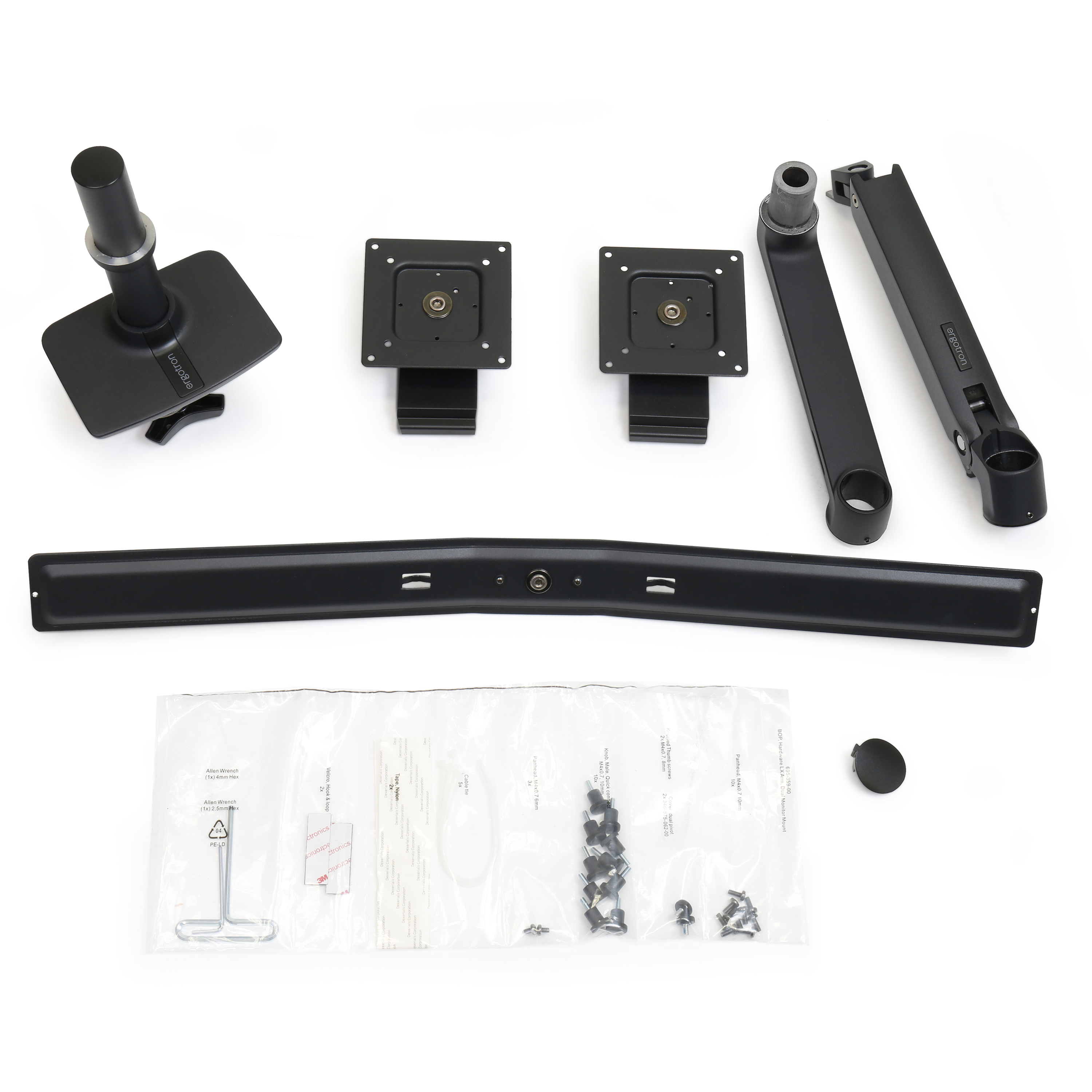 Ergotron LX Desk Mount Dual Monitor Arm | Multi-Monitor Mount