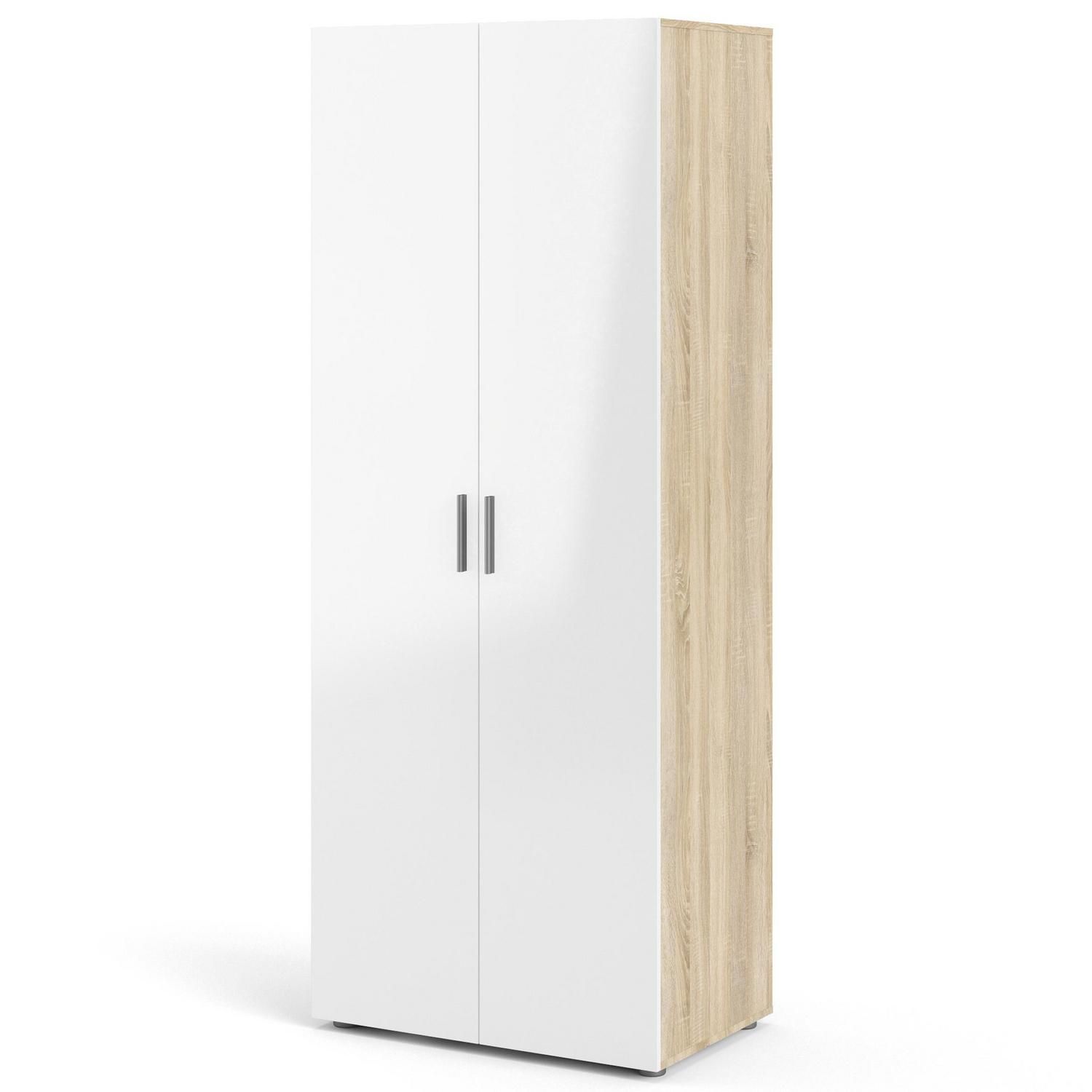 TVILUM Clóset Pepe 2 Puerta(s) 5 Repisa(s) 78,7xx49,75 cm Roble