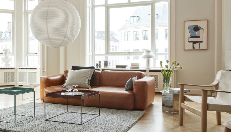 HAY Tray table medium square, peppermint | Finnish Design Shop