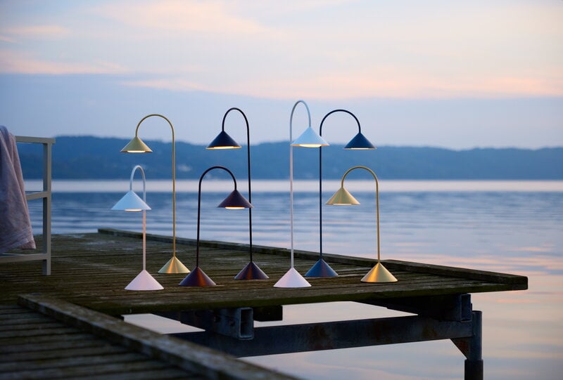 Frandsen Grasp portable table lamp, 72 cm, matt black | Finnish