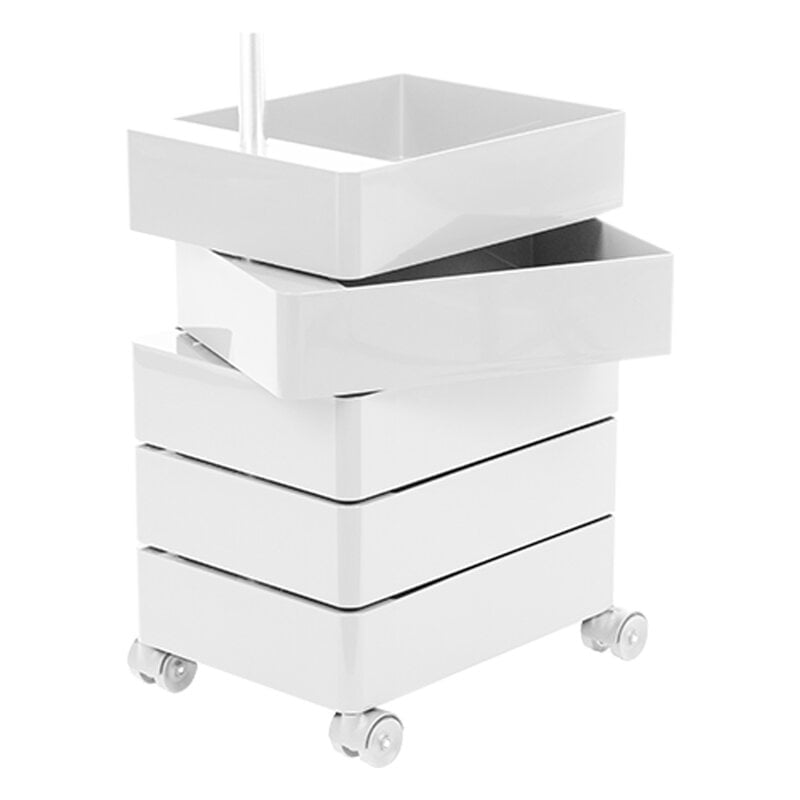 Magis 360° drawer unit, 5 drawers, white | Finnish Design Shop