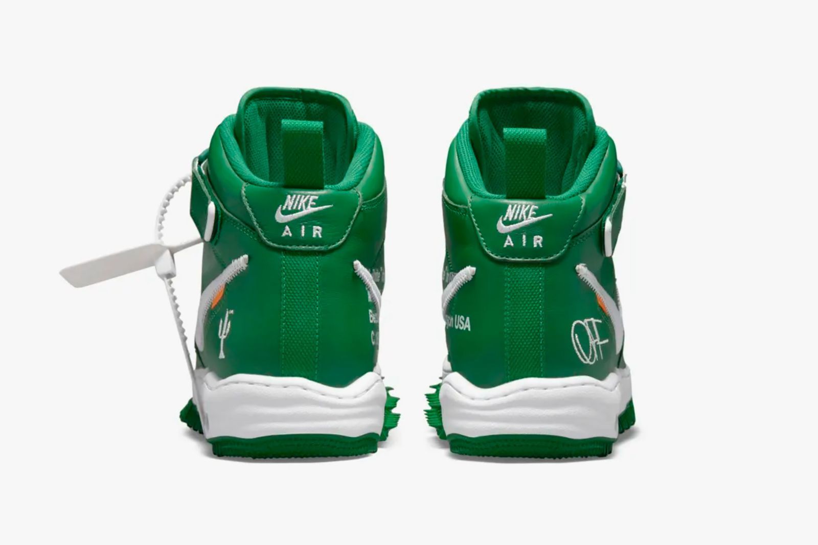 ナイキ×オフ-ホワイト™️の最新コラボ「エア フォース 1 MID “Pine
