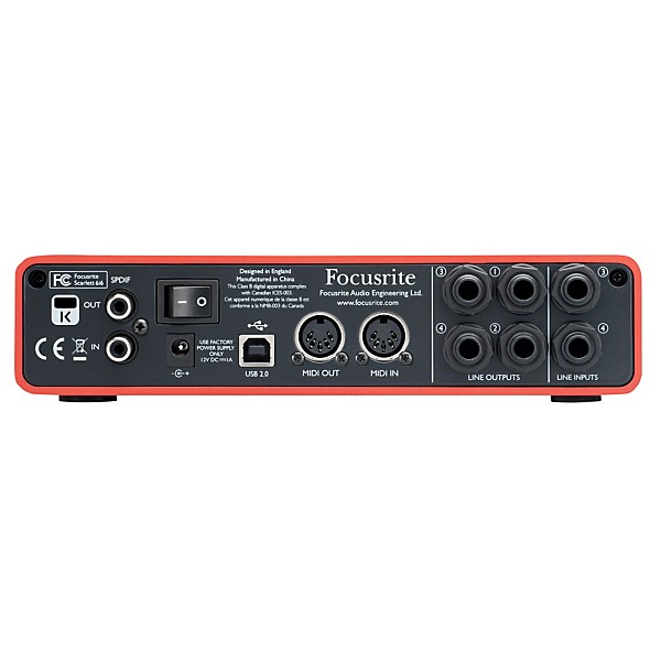 Restock Focusrite Scarlett 6i6 Audio Interface | Guitar Center