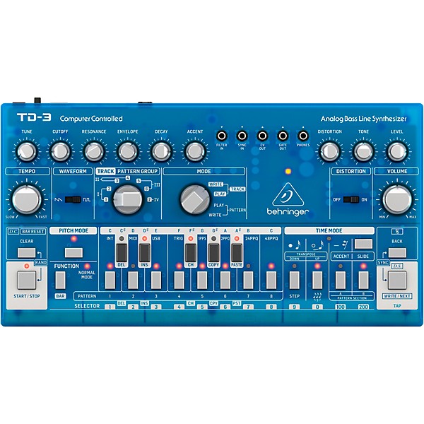 Behringer TD-3 Analog Bass Line Synthesizer Blueberry | Guitar Center