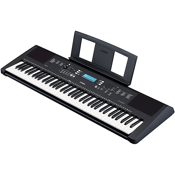 Yamaha PSR-E373 Portable Keyboard With Power Adapter Essentials