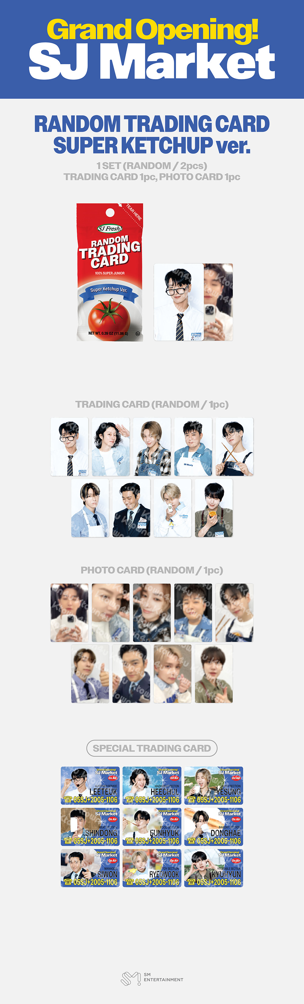 ktown4u.com : SUPER JUNIOR - [GRAND OPENING! SJ MARKET] RANDOM