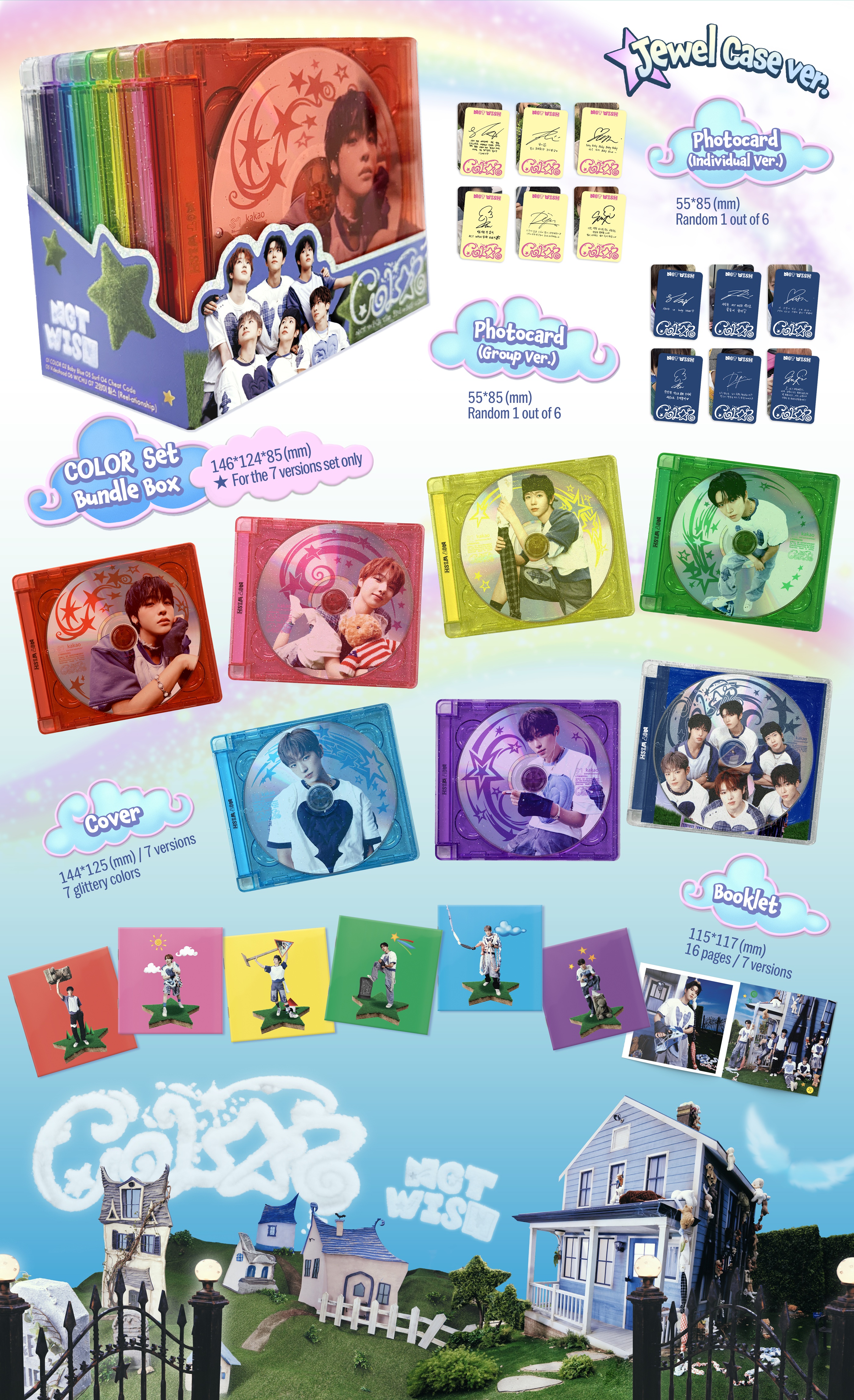 ktown4u.com : NCT WISH - 3rd Mini Album [COLOR] (Jewel Case Ver