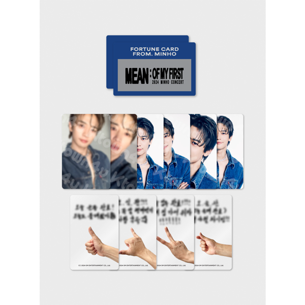 ktown4u.com : MINHO - [MEAN : of my first MD] FORTUNE SCRATCH SET