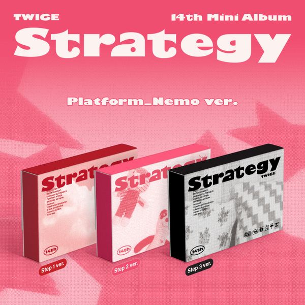 jp.ktown4u.com : TWICE - ミニアルバム14集 [STRATEGY