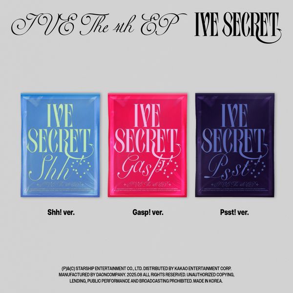 jp.ktown4u.com : [3CD セット] IVE - ミニアルバム4集 [IVE SECRET]