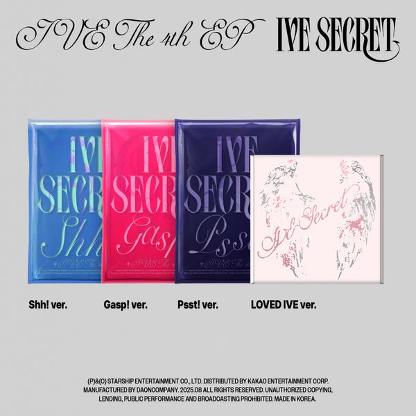 jp.ktown4u.com : [4CD セット] IVE - ミニアルバム4集 [IVE SECRET