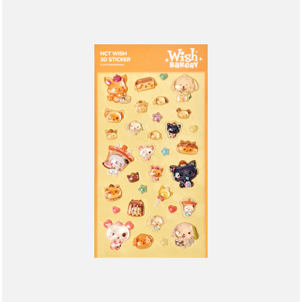 jp.ktown4u.com : NCT WISH - [2026 POP-UP [WISH BAKERY] MD] 3D STICKER