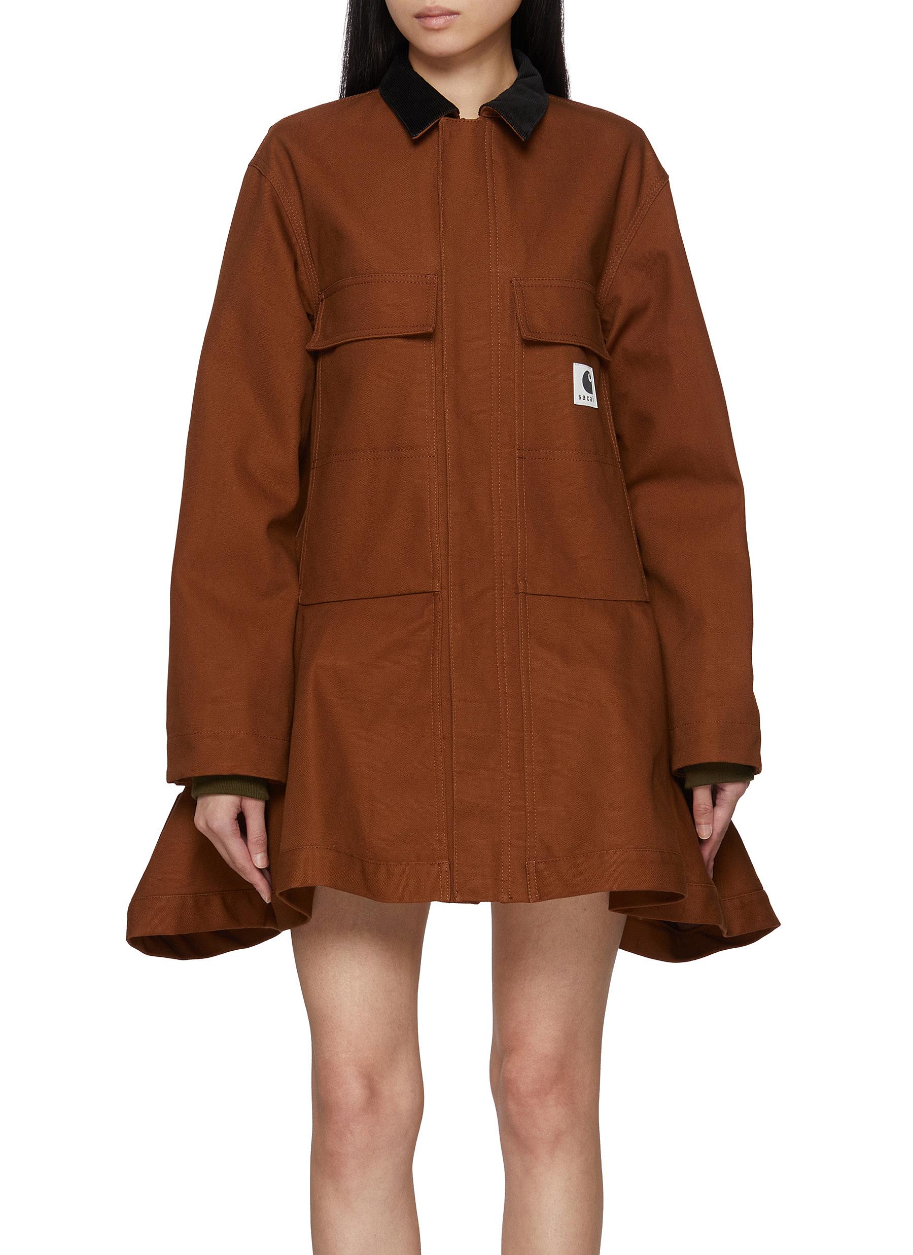 SACAI | X Carhartt WIP Duck Canvas Dress Coat | Women | Lane Crawford