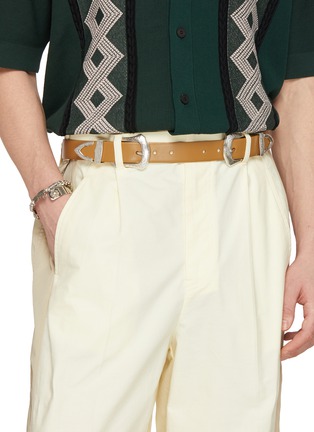 TOGA VIRILIS ACCESSORIES | Double Buckle Wide Belt | Men | Lane