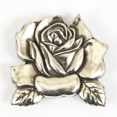 コンチョ（ローズ）ネジ式 | レザークラフト・ドット・ジェーピー