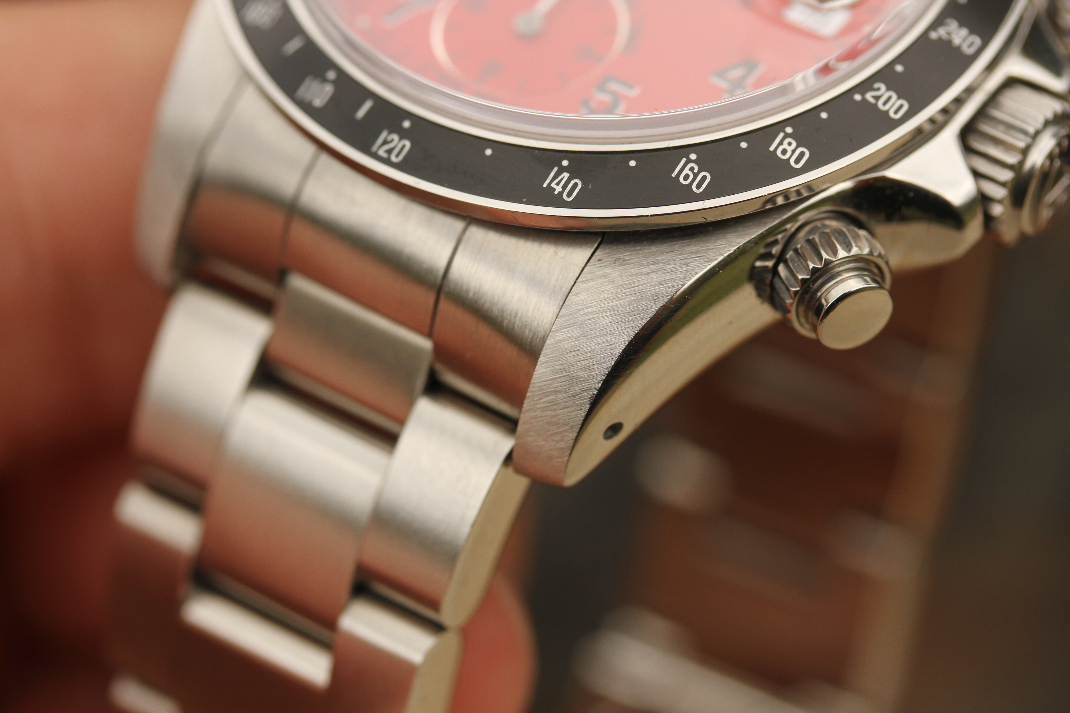 1998 Tudor Chronograph ref. 79260 “Red Dial Tiger, Unpolished, Box