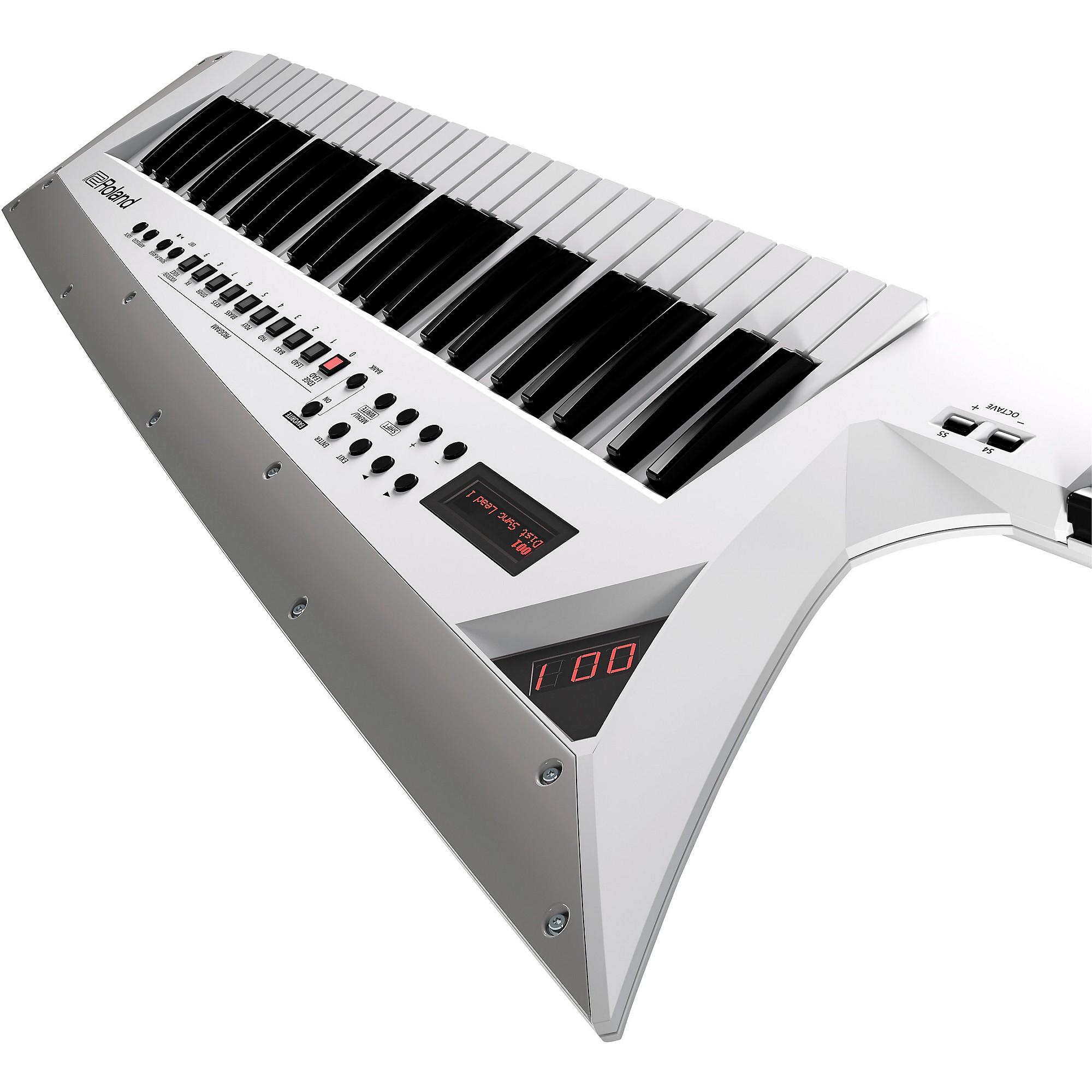 Roland AX-Edge Keytar Synthesizer White | Music & Arts