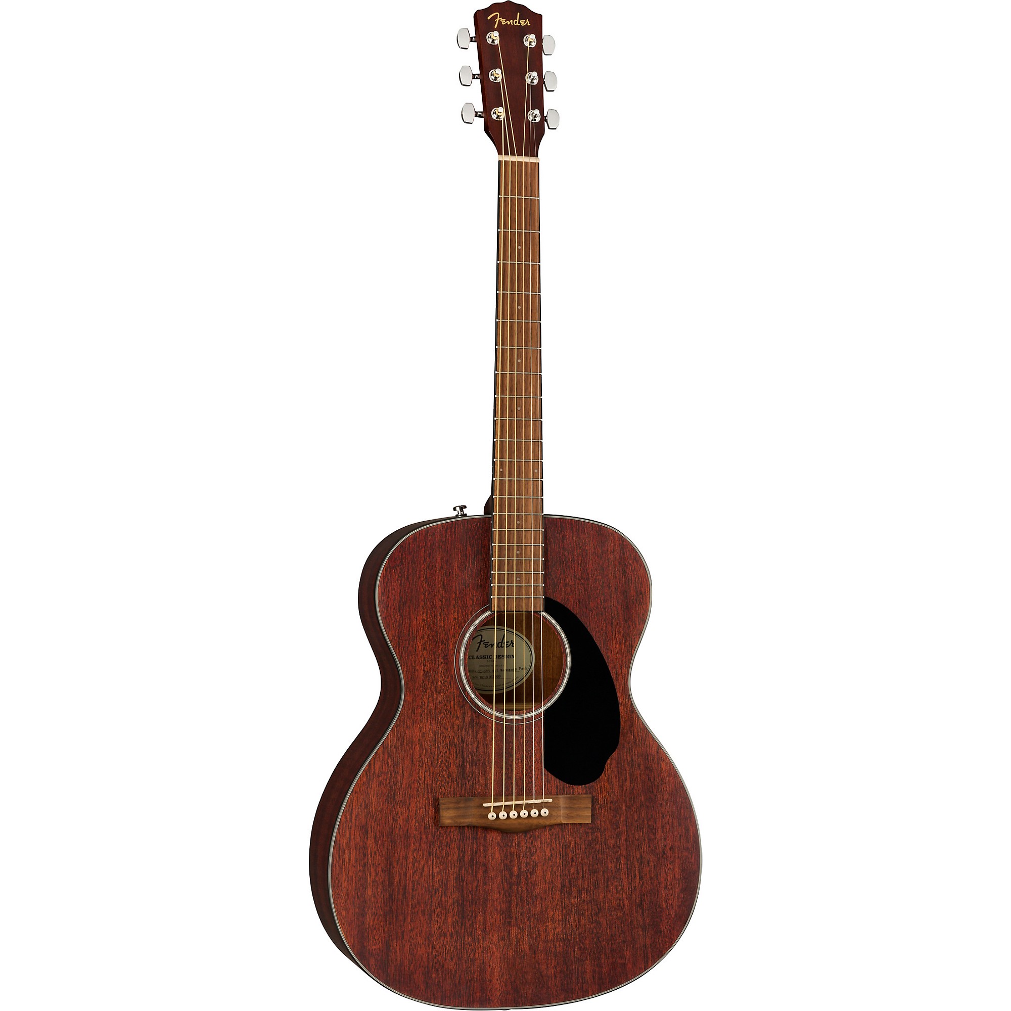 Fender CC-60S All-Mahogany Concert Acoustic Guitar Mahogany