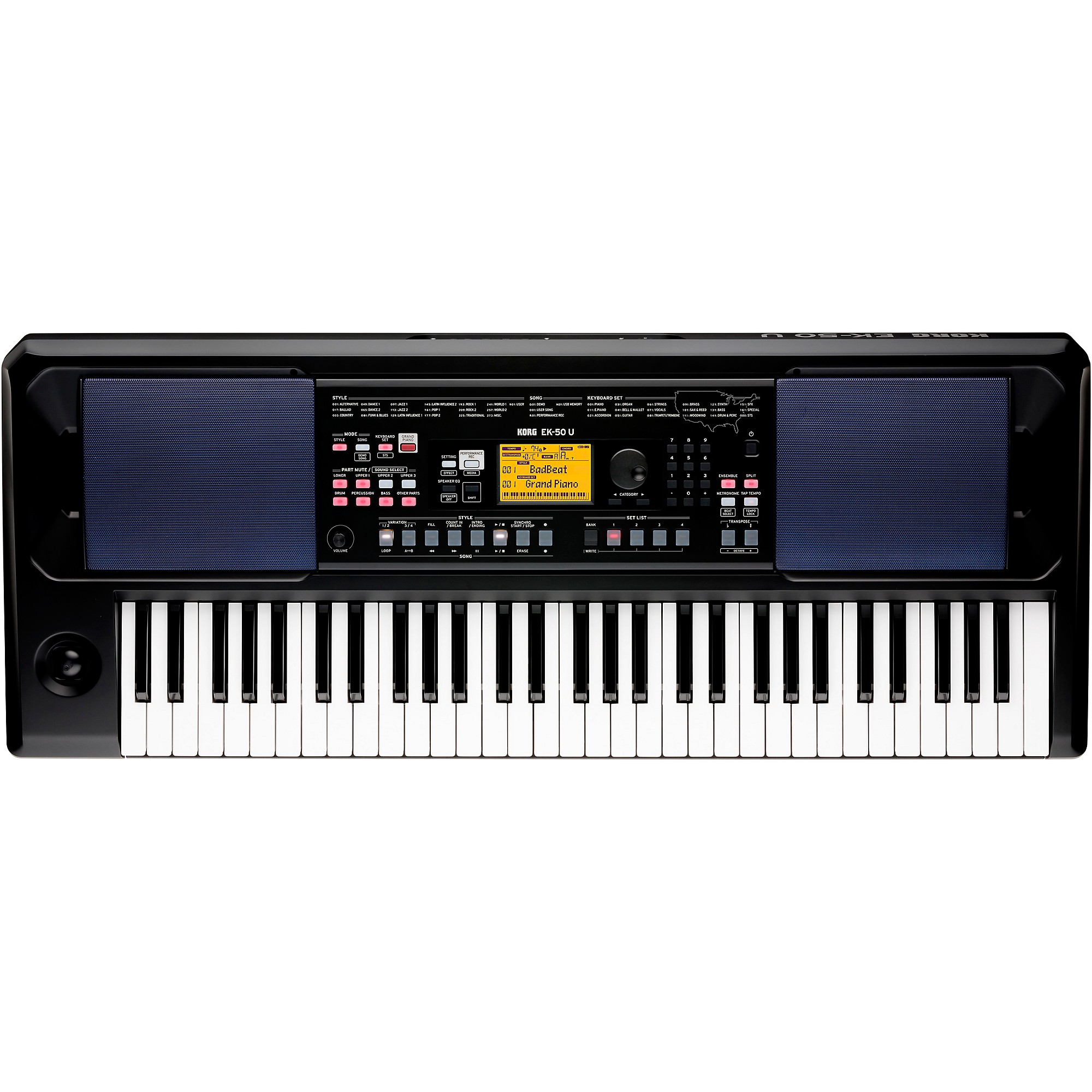 美品】 KORG EK-50 61鍵電子キーボード、フットペダル 美品】 KORG EK