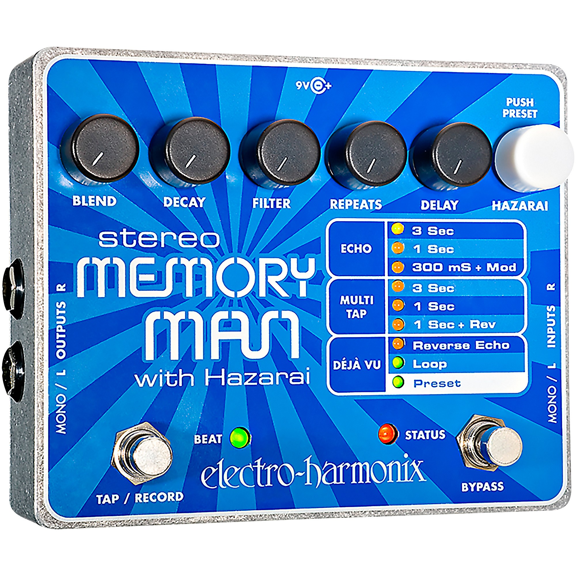 Electro-Harmonix XO Stereo Memory Man With Hazarai Delay Guitar