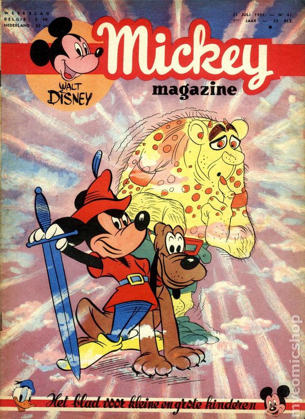 Mickey Magazine (Belgian 1950-1959 NV Uitgaven Pont-Levis) Dutch