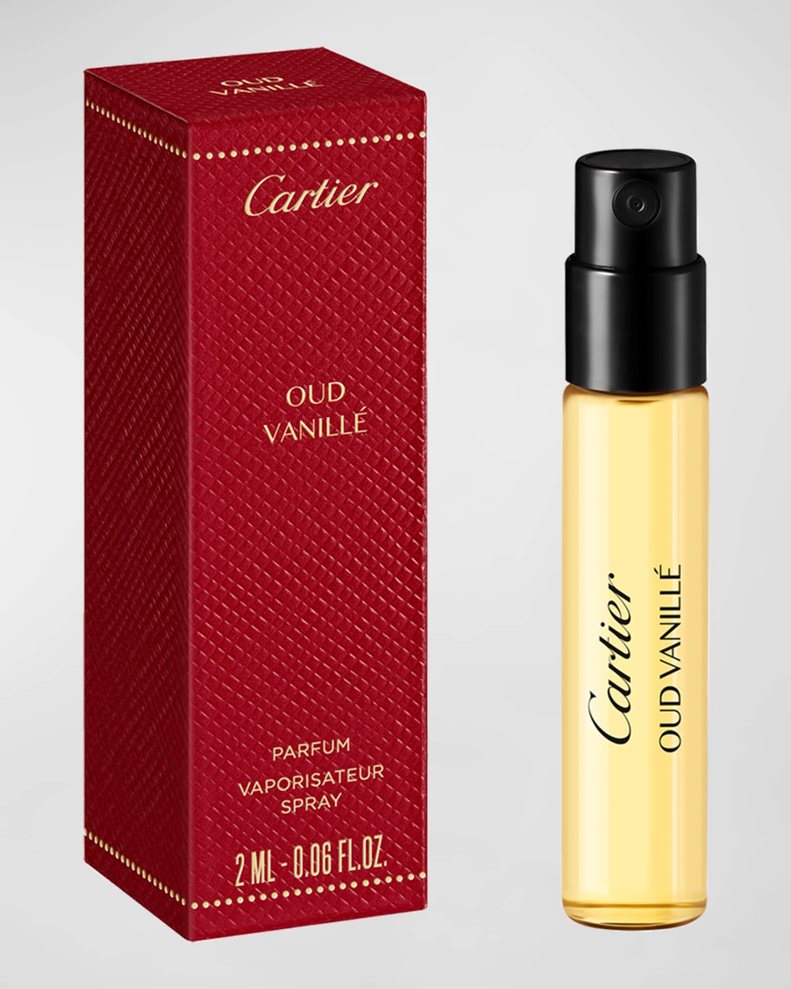 Cartier Oud & Vanille Parfum Spray, 2 mL - Yours with any $250