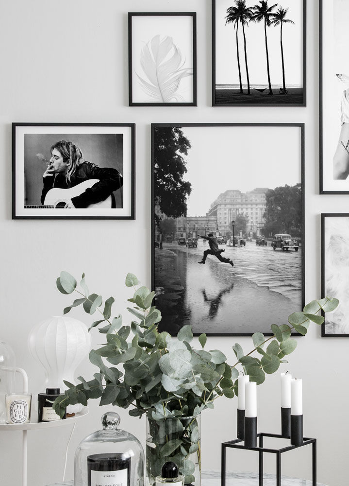 カート・コバーン モノクロポスター | Poster Store JP