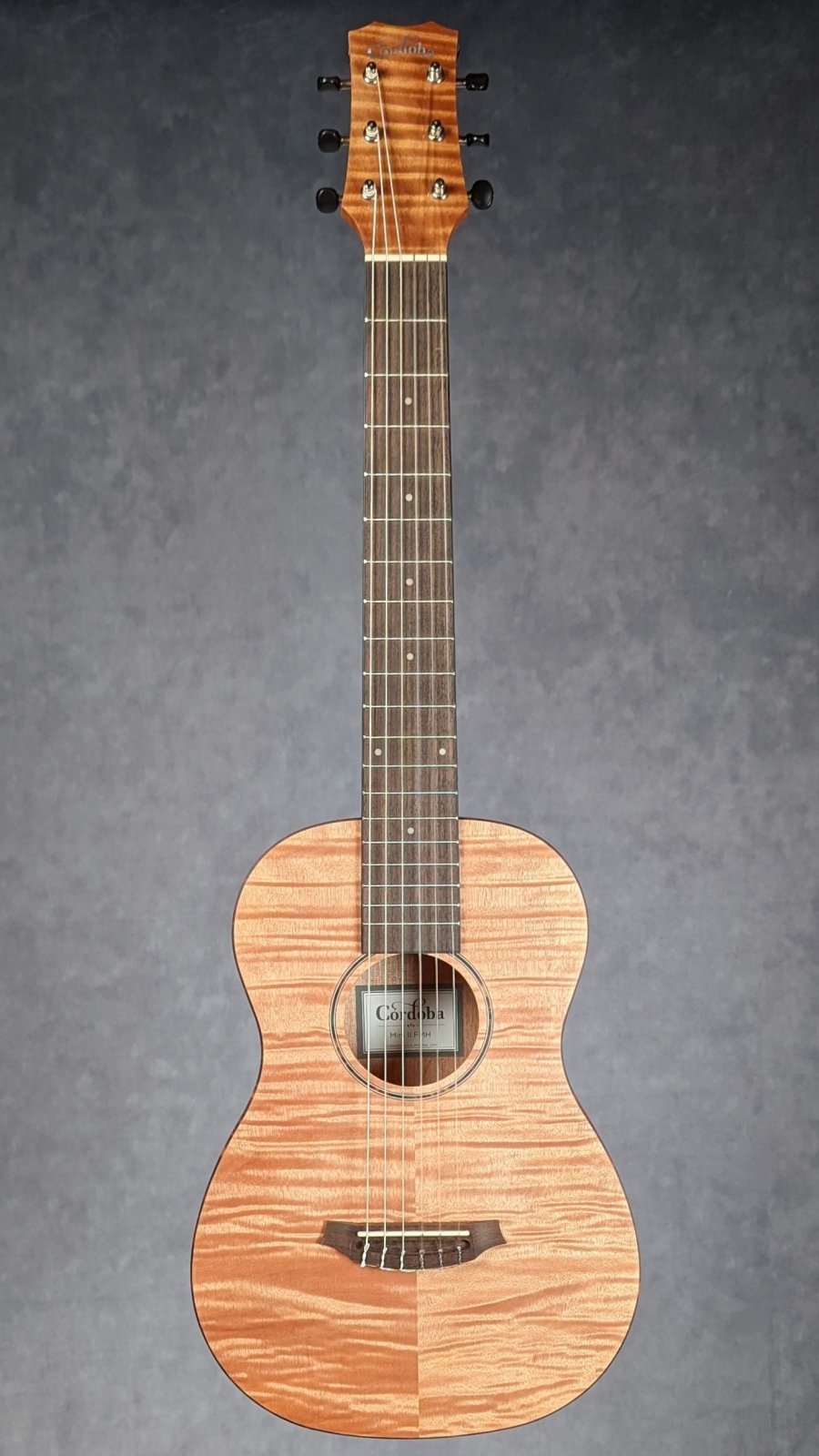 Cordoba Mini II FMH Flame Mahogany 7/8 Scale Nylon String