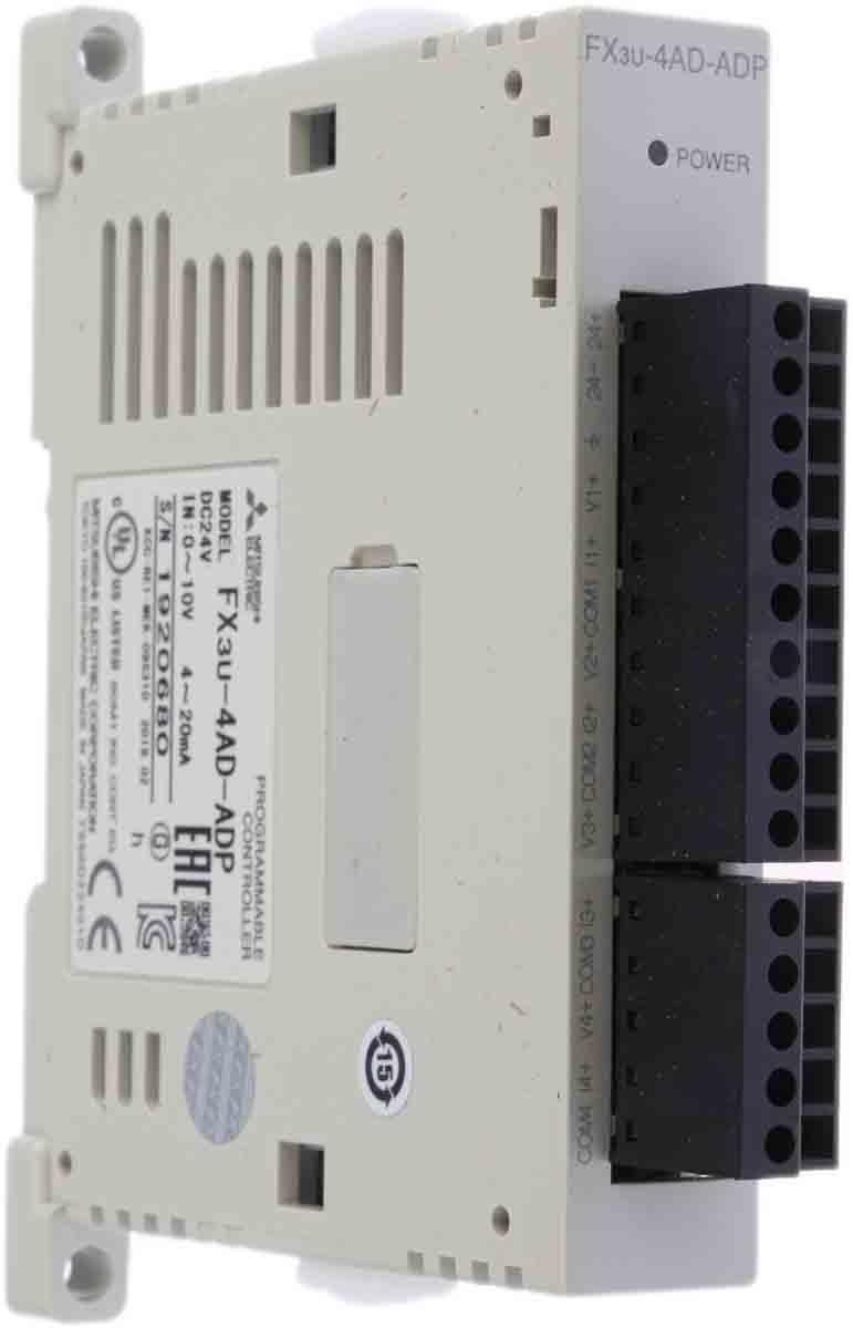 三菱電機 PLC I/Oモジュール FX3U-4AD-ADP PLC I/Oモジュール FX3U