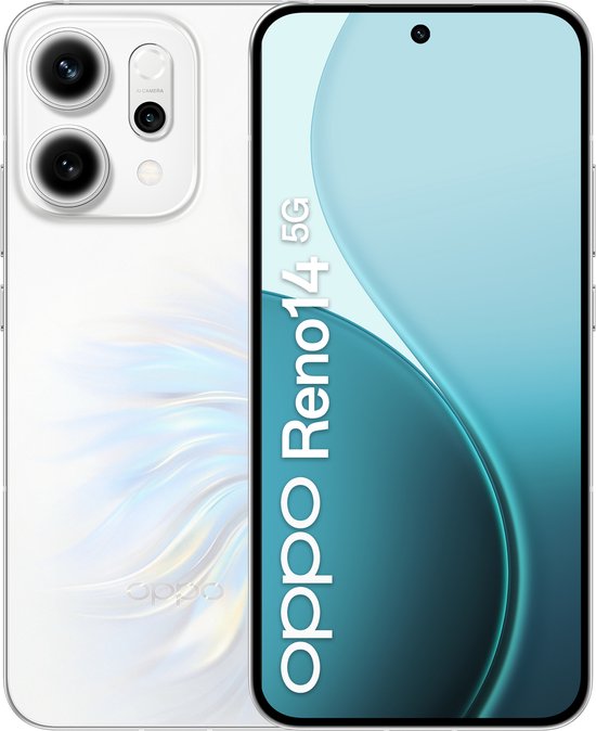 OPPO Reno14 5G 12GB/512GB Wit (Pearl White) Dual SIM | bol