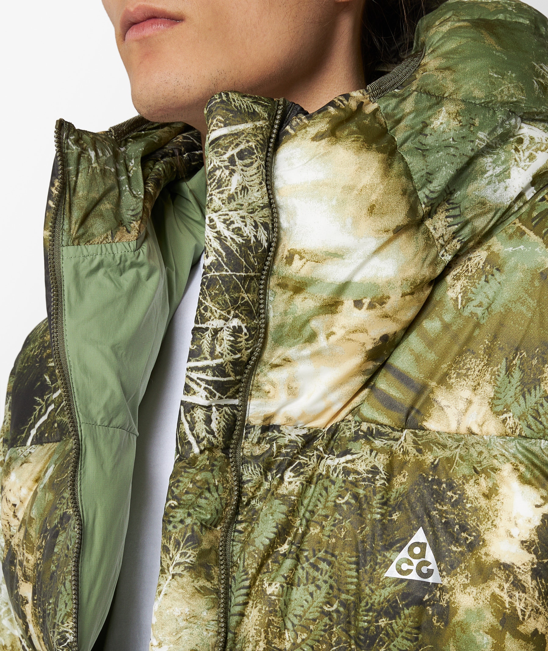 Green Nike ACG Lunar Lake Puffer Therma-FIT ADV Jacket | SVD