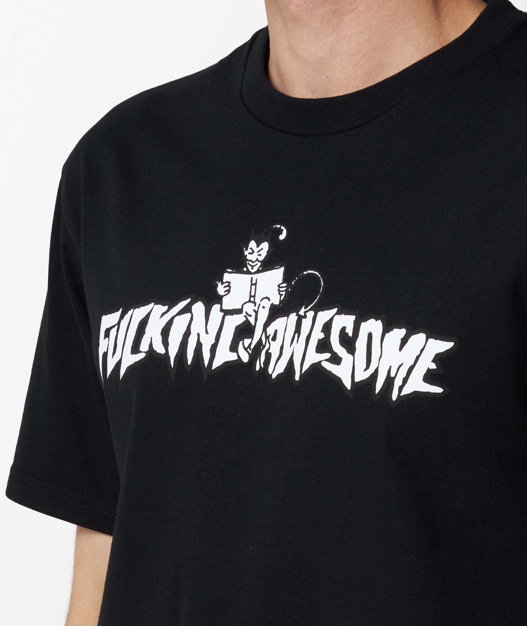 Fucking Awesome Sam Hill Logo T-Shirt in Black | SVD USA