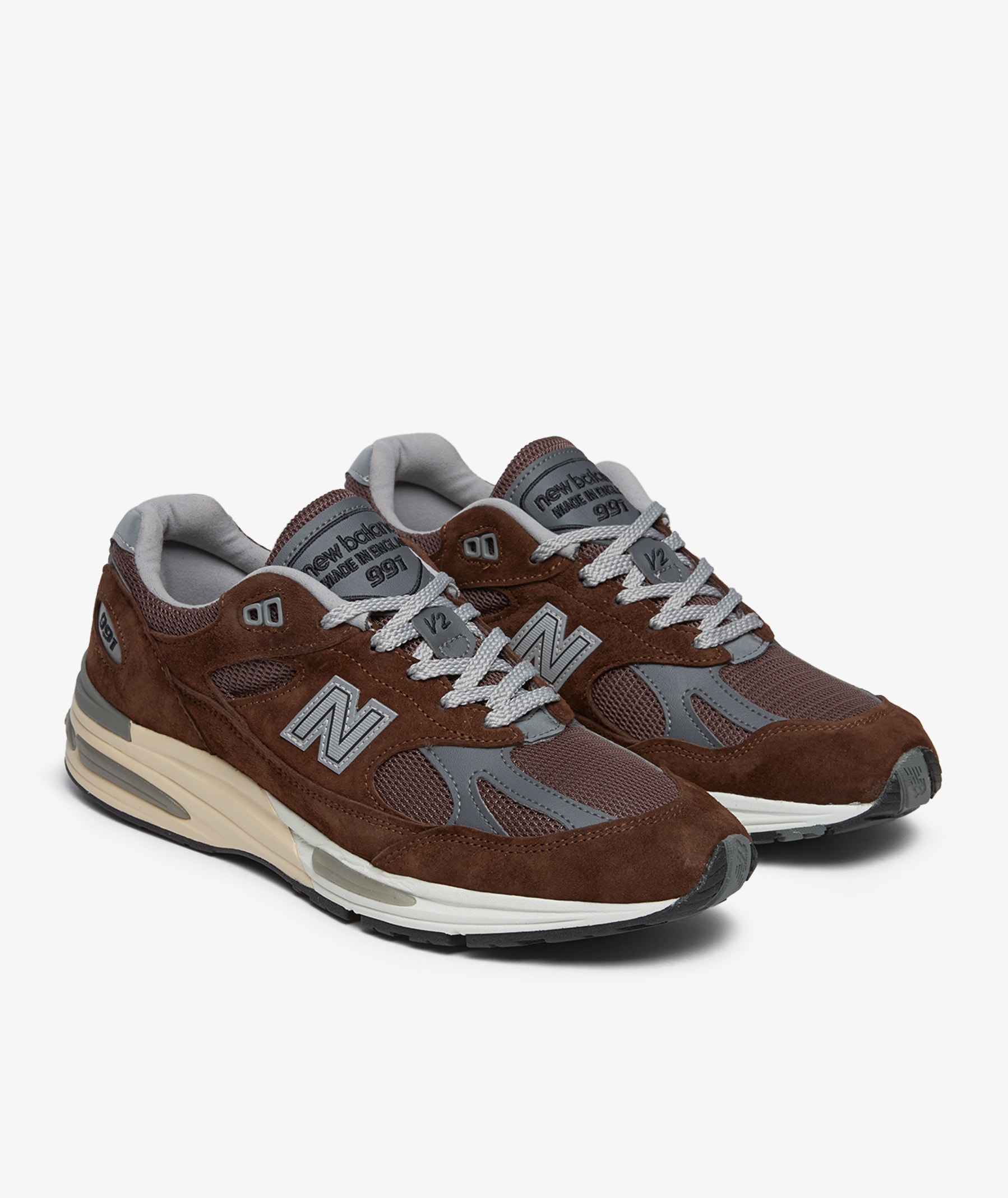 New Balance 991 V2 Made in UK in marrone | SVD