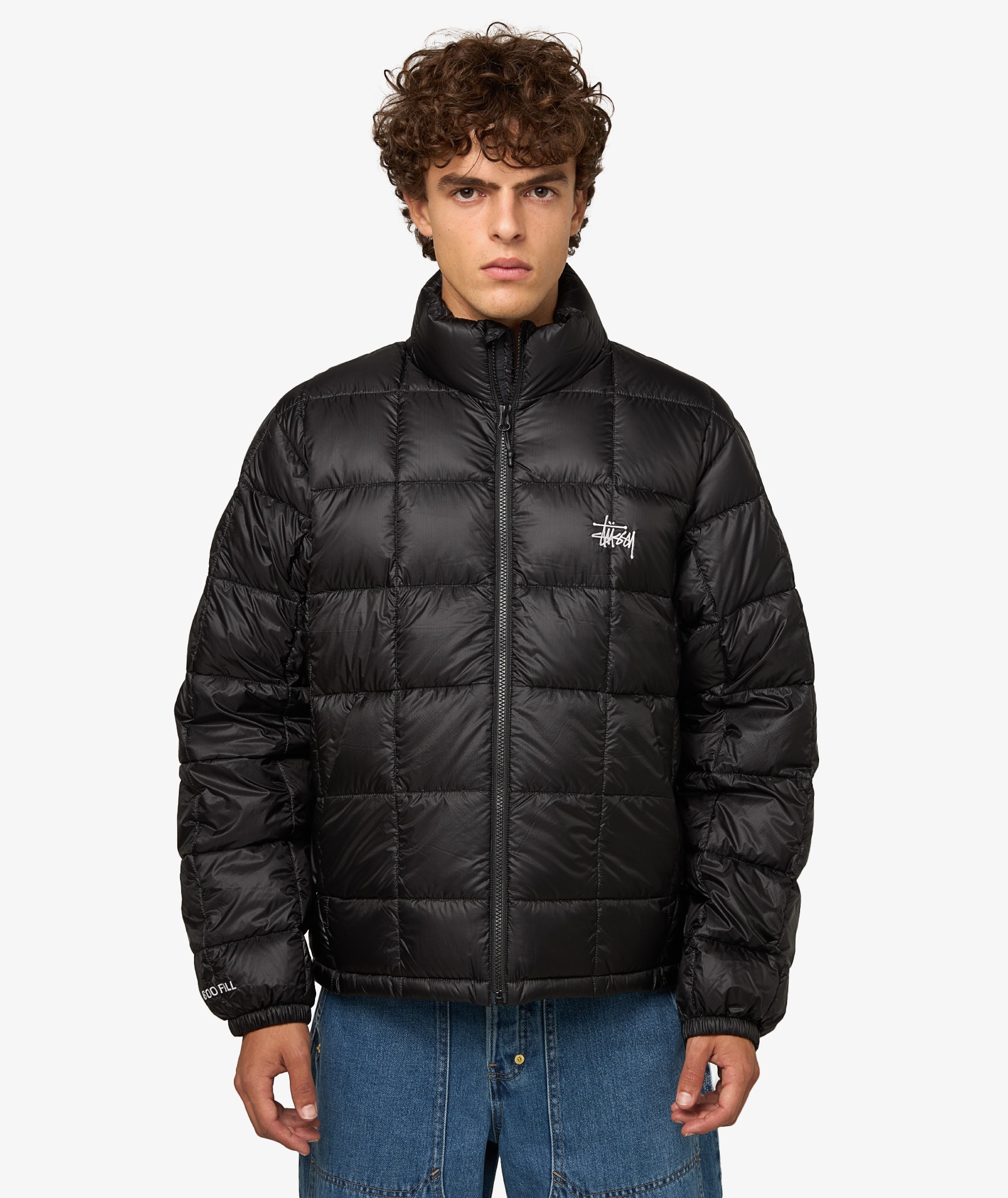 Stüssy Midweight Hooded Puffer | Black | SVD USA